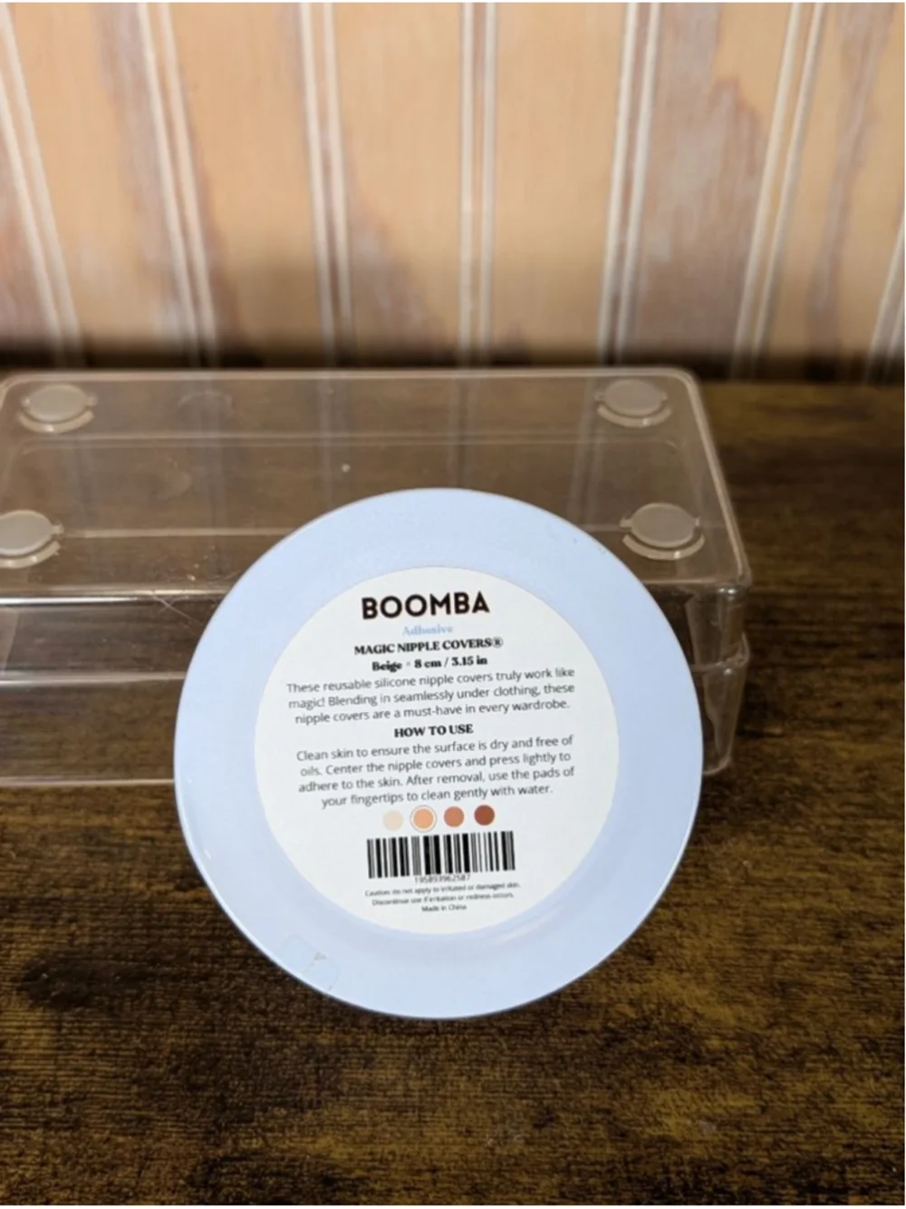 NIB BOOMBA Beige Magic Nipple Covers One Size